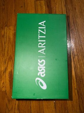 ASICS x ARITZIA UNISEX White and Dark Green Running Sneakers